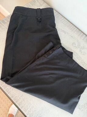 Mossimo Supply Co. Black Men's Dress Pants with Button Hem